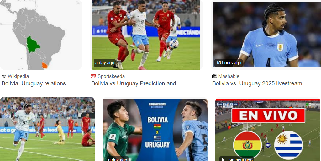 Bolivia and Uruguay Face Off in High-Stakes Clash
