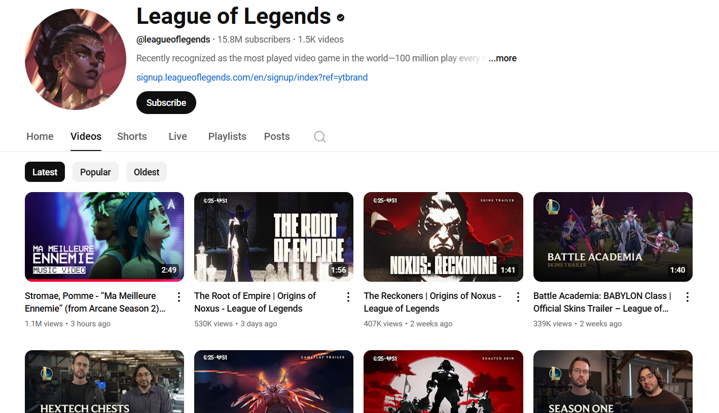 The League of Legends YouTube Channel: A Deep Dive into Content, Production, and Trending Videos