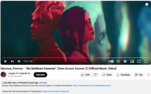 Stromae & PommeStromae & PommeRelease “Ma Meilleure Ennemie” from Arcane Season 2Arcane Season 2A Viral Sensation