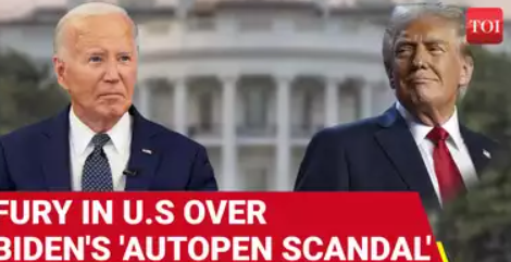 Trump Attacks Biden Over Autopen Use, Questions White House Control